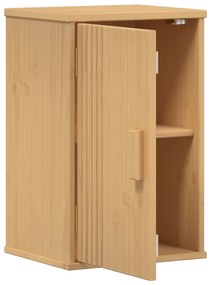 vidaXL Ντουλάπι Αποθήκευσης Μπάνιου 35x30x55 εκ από Μασίφ Ξύλο Πεύκου
