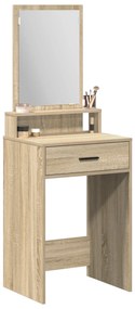 vidaXL Τουαλέτα με Συρτάρια Σομόνα Δρυς 50x41x140 εκ