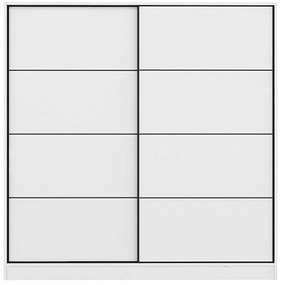 Ντουλάπα Δίφυλλη Kale 506MNR2515 180x52x190cm White Two Door