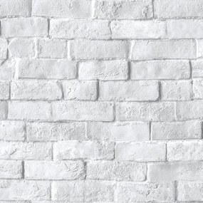 Ταπετσαρία Τοίχου Νεανική Bricks Λευκό L90529 53 cm x 10 m