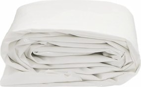 vidaXL Μουσαμάς Λευκός 1,5 x 6 μ. 650 γρ./μ²