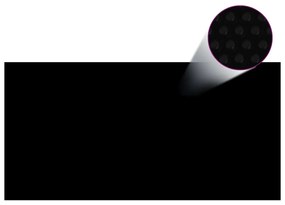 Κάλυμμα Πισίνας Ορθογώνιο Μαύρο 1200x600 εκ. από Πολυαιθυλένιο