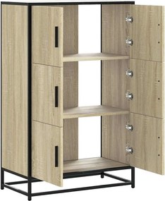 vidaXL Ντουλάπι Δρυς sonoma 68x35x106,5 cm Επεξεργασμένο Ξύλο μέταλλο