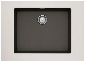 Schock Cristalite Manhattan 30060U Asphalt Υποκαθήμενος Νεροχύτης 55,6x45,6cm