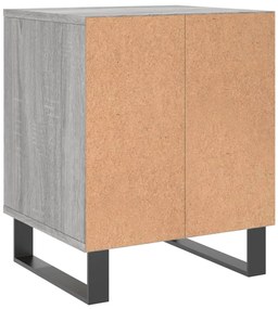 vidaXL Κομοδίνα 2 τεμ. Γκρι Sonoma 40 x 35 x 50 εκ. από Επεξεργ. Ξύλο