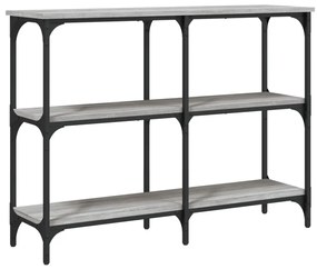 vidaXL Τραπέζι Κονσόλα Γκρι Sonoma 100x29x75 εκ. Επεξεργασμένο Ξύλο