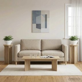 vidaXL Βάση φυτών 2 τεμ. Sonoma Δρυς 29,5 x 29,5 x 60 εκ.