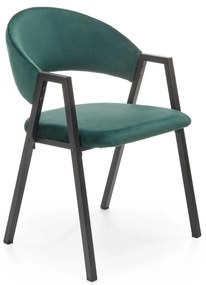 60-21270 K473 chair dark green DIOMMI V-CH-K/473-KR-C.ZIELONY, 1 Τεμάχιο