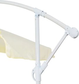 ΟΜΠΡΕΛΑ ΚΡΕΜΑΣΤΗ NOBLE Φ300x237cm. ΣΤΡΟΓΓΥΛΗ ΣΕ ΒΑΣΗ ΜΕ 4 ΠΟΔΙΑ HM6008