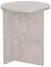 Βοηθητικό τραπέζι Camila cement Φ40x48εκ Υλικό: MELAMINE E1 225-000021