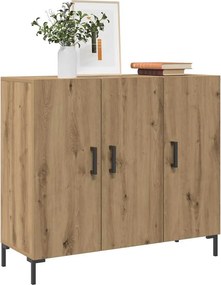 vidaXL Ντουλάπι Αρτισιανή Δρυς 90 x 34 x 80 εκ. από Επεξεργασμένο Ξύλο