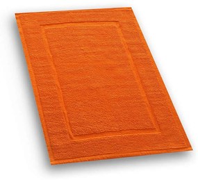 Χαλάκι Μπάνιου Cotton Diva Πορτοκαλί Texi 60Χ90 100% Cotton