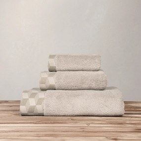 Πετσέτα Προσώπου (50x100) Nima Luxe L.Taupe 600gsm