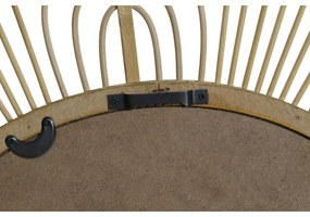 Τοίχο καθρέφτη Home ESPRIT Φυσικό Scandi 80 x 2 x 80 cm