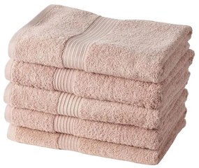 Σετ πετσέτες TODAY 100% βαμβάκι 70 x 130 cm Ροζ (5 Μονάδες)