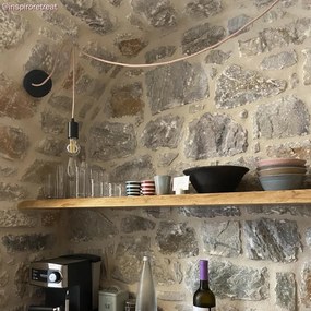 LED Filament Λαμπτήρας T01 Drop A60 Διαφανής 7W 806Lm E27 2700K Dimmable