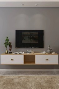 Stewehome Επιτοίχια βάση τηλεόρασης από μοριοσανίδα 150x30x26 cm