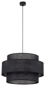 Κρεμαστό Φωτιστικό Οροφής 50cm E27 15W IP20 Calisto TK Lighting-5099-Μαύρο 5099