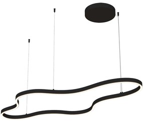 Φωτιστικό Οροφής 25415 127x60cm Dim Led 3050lm 95W 3000K Black
