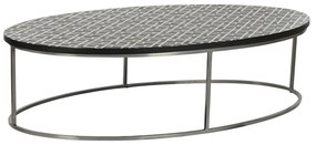 Τραπεζάκι Καφέ Home ESPRIT Μαύρο Ελεφαντόδοντο 150 x 80 x 40 cm