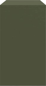 vidaXL Ντουλάπι αποθήκευσης Ελιά Πράσινη 90 x 40 x 70 cm Ατσάλι
