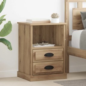 vidaXL Κομοδίνο Artisan Oak 36 x 43 x 60 εκ Επεξεργασμένο ξύλο
