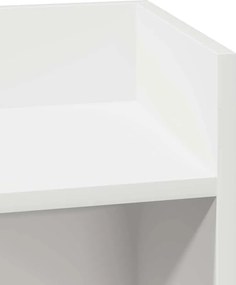 vidaXL Τραπεζάκι με ράφι mαύρο 25,5x27x60 cm