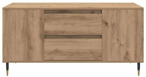 vidaXL Τραπεζάκι σαλονιού with Drawer artisan δρυς 102 x 44.5 x 50 εκ