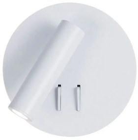 Φωτιστικό Τοίχου-Απλίκα Led Round Moby 4188200 White Viokef Metal