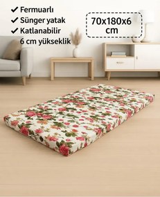 Στρώμα αφρού για δάπεδο και μπαλκόνι 180x70x6 cm