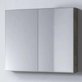 Καθρέφτης Μπάνιου Skopelos 3MSK080BE0 78x11x65cm Grey Μελαμίνη