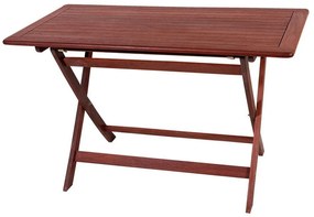 Τραπέζι Παραλ/μο Πτυσσόμενο 203470 Brown Red 75x120x75cm