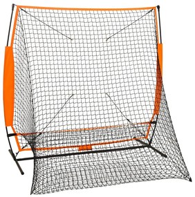 vidaXL Δίχτυ Εξάσκησης Μπέιζμπολ Μαύρο 174 x 76 x 158,5 εκ.