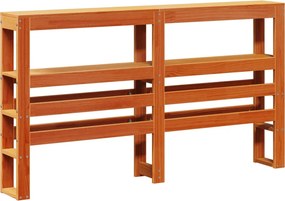 vidaXL Σκελετός Κρεβ. Χωρίς Στρώμα Καφέ Κεριού 150x200 εκ Μασίφ Πεύκο