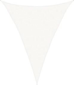 vidaXL Πανί Σκίασης Λευκό 4 x 5 x 5 μ. από HDPE 160 γρ./μ²