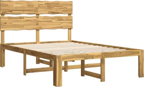 vidaXL Διπλό Κρεβάτι με Κεφαλάρι ROSTOCK Λευκό 150 x 200 cm