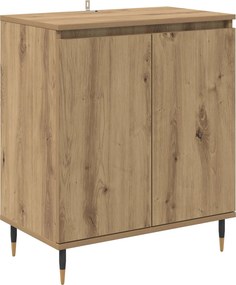vidaXL Πλαϊνό γραφείο Artisan Oak 60 x 35 x 70 cm Επεξεργασμένο Ξύλο