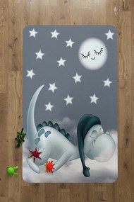 Χαλί Παιδικό Dinosaur 287 Grey DimCol 135X200cm