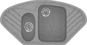 Sanitec Classic 302 (96×51) - Γρανιτένιος νεροχύτης - Granite GREY