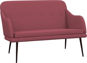 vidaXL Πάγκος Μπορντό 110x76x80 εκ. Υφασμάτινος