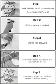 Wall Shelf Wr007 Walnut
Black