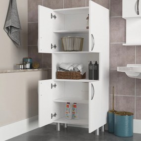 Έπιπλο Μπάνιου Λευκό SANOS 59.5x29.5x140.3
