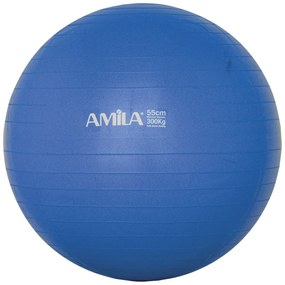 Μπάλα Κινησιοθεραπείας Amila Bulk 55cm Μπλε 48437