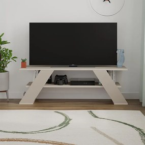 Έπιπλο τηλεόρασης Farfalla Megapap χρώμα sandstone 120x33,5x40εκ.