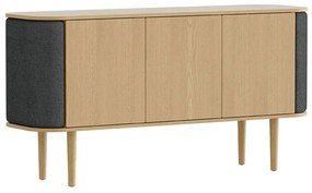 Μπουφές Treasures Horizons S 5623C710-04 150x43x75cm Oak-Dark Grey Umage Steel,Wood