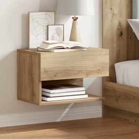 vidaXL Κομοδίνα Επιτοίχια 2 τεμ. Αρτισιανή Δρυς