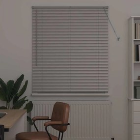 vidaXL Βενετσιάνικες Ρόδες Ασημί 130 x 110 εκ Αλουμίνιο