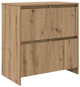 vidaXL Παραδοσιακά Πλευρικά Έπιπλα 3 pcs artisan δρυς 70 x 41 x 75 εκ.
