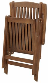 Καρέκλα εξωτερικού χώρου Berwyn 1899, Πτυσσόμενο, 105x54x69cm, 10 kg, Σκούρο ξύλο, Ξύλο, Ξύλο: Ακακία | Epipla1.gr