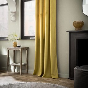 ΚΟΥΡΤΙΝΑ ΜΕ ΤΡΟΥΚΣ 140x280cm GOFIS HOME - WINTER CHAMPAGNE GREEN 711/37